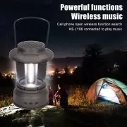 (White Light)Outdoor Speaker Light Retro Style 2 Modes USB Power Su
