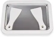 Stainless Steel Instant Ice Cream Roll Maker - Homemade Yogurt, Sorbet & Gelato Pan - DIY Frozen Dessert Machine - Compact & Electricity-Free