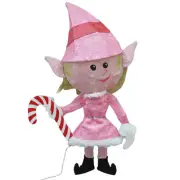 24" Girl Elf Outdoor Rudolph Christmas Decorations, Rudolph The Red Nose Rein...