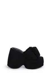 [Lemon Drop by Privileged] Kya Platform Sandals - Black