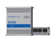 Teltonika Industrial Ethernet Router, Rugged industrial fast Ethernet router, 5 Ethernet ports, 2 configurable digital Inputs/Outputs, PSU included