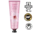 ALBINA Sakura Hand Cream Cracked Dry Skin Anti Aging Moisturiser Free Post 30g