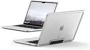 U by UAG [U] Lucent Case Apple MacBook Pro 13 Inch (2020 / M1 2020 / M2 2022) Case [Airsoft Corners, Snap-On Installation, Vents, US Military Standard Drop-Resistant] Ice (Transparent)