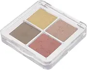DRESSOOS 1 Box 4 Metallic Colors Watercolour Plastic Case Glitter Color