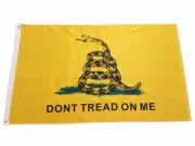 Ships from NY 3x5 Gadsden DON'T TREAD ON ME Rattlesnake Tea Party Flag - Yellow