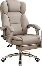 Executive Desk Chair Premium Leather Office Chair with Lumbar Support Adjustable Reclining for Home Office Boss Study Comfortable Long Sittingm in Ihrem Zuhause. Office Chair