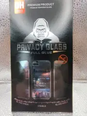 For iPhone 15, 9h Tempered Glass Privacy Screen Protector