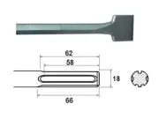 Faithfull - SDS Max Scaling Chisel Straight 300 x 75mm -