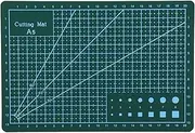 Baxnore Craft Cutting Mat, Non Slip Self Healing Cutting Mat, A5 Cutting Sewing Mat, Self Healing Sewing Mat, Cut Pad Board for Carving Crafts Fabric (Green)
