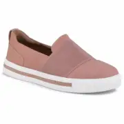 CLARKS Un Maul Step Plimsolls Rose Women's Shoes Size UK 5 D