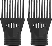 2pcs Universal Detangling Blow Dryer Hair Styling Pik Replacement Reusable Hair Dryer Nozzle Hair Dryer Diffuser Combs Compatible with all Hair Dryers