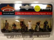Bachmann Scenecraft 36-414 1940/50s Livestock Farming Figures OO scale