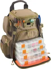 by CLC WT3503 Tackle Tek Recon Lighted Compact Tackle Backpack & Four PT3500 Tra