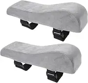 Angoily 2Pcs Ergonomic Armrest Cushions Thickened Elbow Support Pads for Office Gaming Chairs Removable Soft Arm Rest Pillows for Long Hours of Computer Use