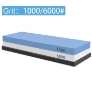 Knife Sharpening Water Stone Kitchen Dual Whetstone Set 1000 6000 Grit Non-Slip