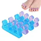 4 Pack Gel Toe Separator Nail Polish Toe Spacers for Pedicure Manicure Nail Art
