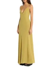 Sass & Bide - "Atoms" Silk Maxi Dress in Prairie Yellow ~ BNWT