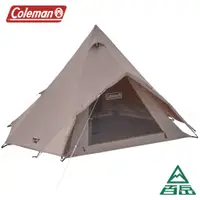 在飛比找蝦皮商城優惠-【Coleman】灰咖啡印地安帳ST｜CM-85614【士林