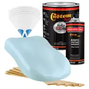HOT ROD FLATZ Powder Blue Gallon Kit URETHANE Flat Auto Car Paint Kit