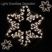 Christmas Lights LED Rope Snowflake 50cm * 50cm Decoration Motif Light Xmas