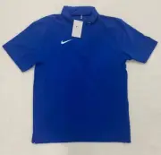 Nike Men's Woven Coaches Jacket Short-Sleeve Blue White Check (SZ) | MTM.DV6755