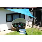 2x2x2M UV Block Shade Sail ShadeCloth Waterproof Sun Canopy Triangle
