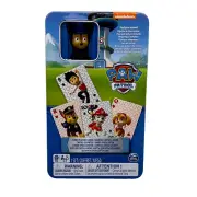 Nickelodeon PAW PATROL Jumbo Playing Cards & Chase Figure - New & Sealed