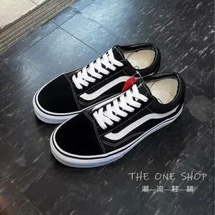 TheOneShop VANS Old Skool Black White 黑白 黑色 麂皮 帆布 基本款 經典款 VN000D3HY28