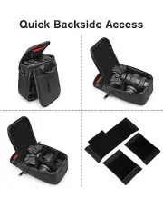 Camera Insert Bag Waterproof Lens Cube Case Compatible with Nikon Canon