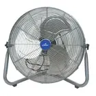 iLIVING Floor Fan 11"x25"x23" Indoor 3-Speeds Super Turbo High Velocity Silver