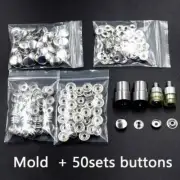 Hand Pressure Snap Mold Metal Buttons Dies Nickel-Free Eyelet DIY Nailing Tool
