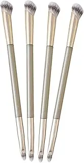 VALICLUD 4pcs Dual Ended Makeup Brushes Versatile Contour Highlight and Detail Brush for Blending Soft Bristles for Gentle Application for Daily Use and Special Occasions