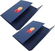 WOFASHPURET 2pcs Certificate Holder Elegant Cover for Diplomas Awards and Certificates Protective Envelope with Smooth Edges for Home and Office Display