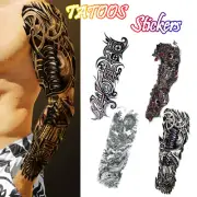 Men Arm Tattoo Temporary Tattoos Sticker Fake Tatoo Hot 3D Art Waterproof