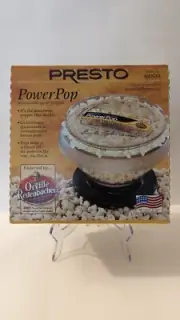 Vintage Presto 04830 PowerPop Microwave Multi-Popper Popcorn Kernel Orville NEW