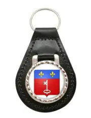 Angers (France) Leather Key Fob