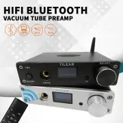 HiFi Bluetooth Vacuum Tube Preamp Stereo Receiver USB DAC Desktop Headphone Amp