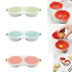 Separator Egg Steamer Microwave Eggs Egg Cooker Draining Egg Boiler Kitchen