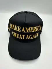 Make America Great Again Trump Cali Fame 47-47 Black Snapback Hat Cap