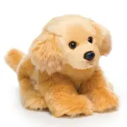 DEMDACO Cuddly Small Golden Retriever Dog Carmel Brown Kids Plush Stuffed Animal