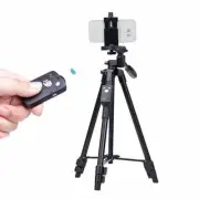 Yunteng VCT 5208 Phone Camera Tripod with Bluetooth Remote + Phone Clip Aluminum