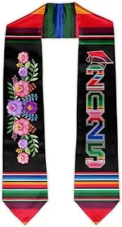 [GZZSYO] Mexican Graduation Stole Sash Class of 2025 Mexican Sash 72 Inch Honor Stole for Graduation Ceremony Party Gift