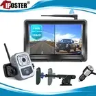 Caravan Wireless 5" Monitor Hitch Magnetic Battery Powerd Reversing Camera Rv