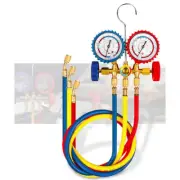 3Ft Color Charging Hoses Air Conditioner HVAC Refrigeration Manifold Gauge Set