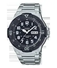 在飛比找Yahoo!奇摩拍賣優惠-CASIO手錶公司貨附保證卡不鏽鋼錶帶 防水100公尺 MR