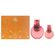 Omnia Coral by Bvlgari for Women - 2 Pc Gift Set 3.4oz EDT Spray, 0.5oz EDT Spray