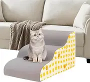 Animal Stepladder Ramp, Anti-Skid Front Stairs with Handle | Dog Climbing Steps for Bed, Non Non-Slip House Troops, Cat Stair Foam Ramp, Soft Foam with Removable