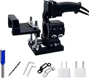 Tenon Jig - Slot Locator Device, Wood Joinery Tool | Height Adjustable Bracket System, Invisible Woodworking Hole Fixture, Joinery Tool with Workshop Scenario