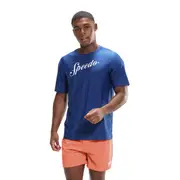 Mens Printed Short Sleeve Swim Tee