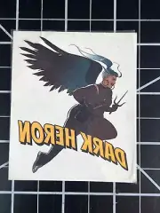 Dark Heron IPA Beer Comic Con Seattle Temporary Tattoo Black Superhero BBW